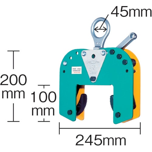 トラスコ中山 スーパー 木質梁専用吊クランプ（ご注文単位1台）【直送品】