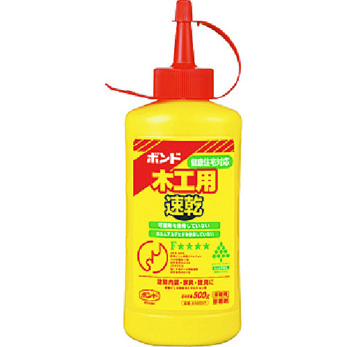 トラスコ中山 コニシ ボンド木工用速乾 500g(ボトル) #40007（ご注文単位1本）【直送品】