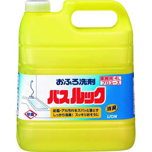 トラスコ中山 ライオン バスルック 4L（ご注文単位1本）【直送品】