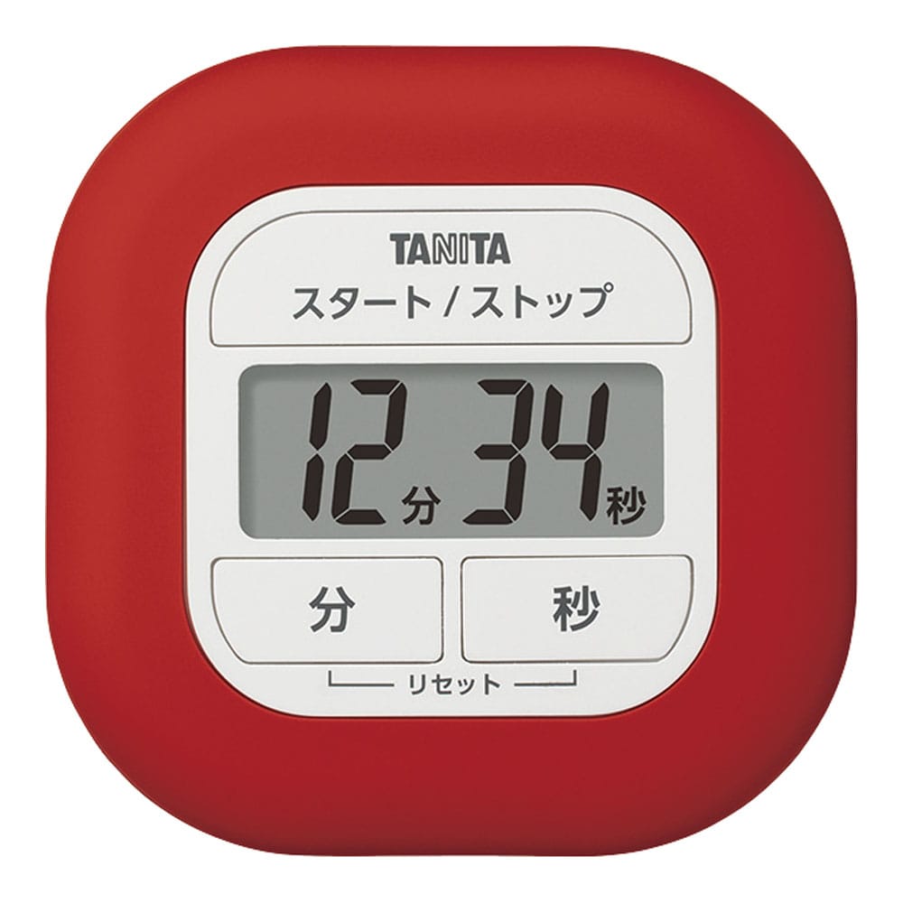 タニタ　くるっとシリコンタイマー TD-420RD　レッド 1個（ご注文単位1個）【直送品】