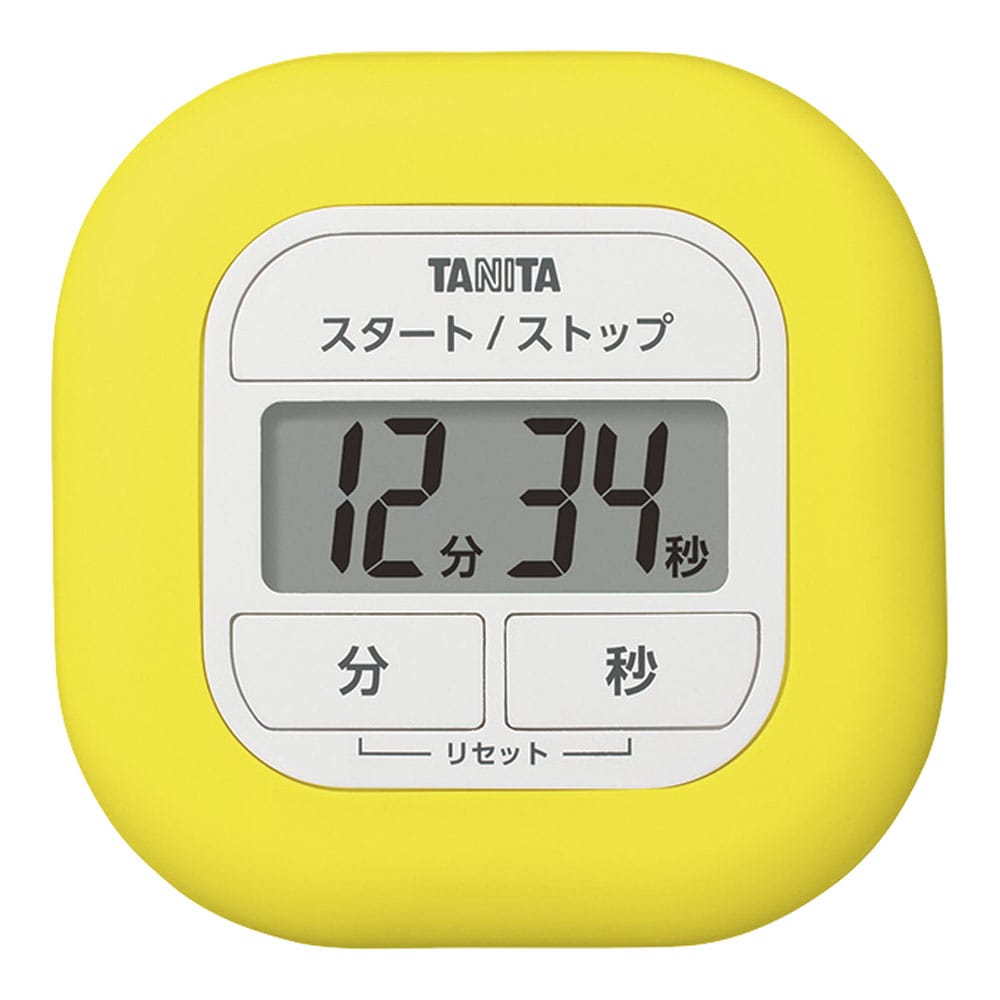 タニタ　くるっとシリコンタイマー TD-420YL　イエロー 1個（ご注文単位1個）【直送品】