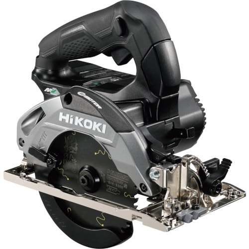 トラスコ中山 HiKOKI コードレス丸のこ 36V 125mm(黒鯱チップソー付) 本体のみ ブラック（ご注文単位1台）【直送品】