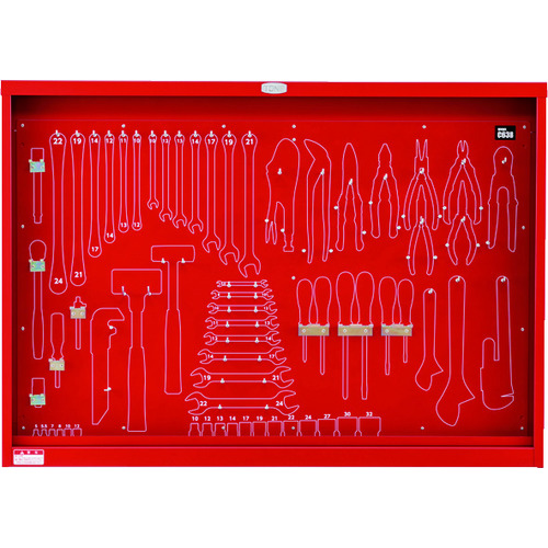 トラスコ中山 TONE 整備用工具セット サービスボード 間口1086×奥行80×高さ770mm（ご注文単位1個）【直送品】