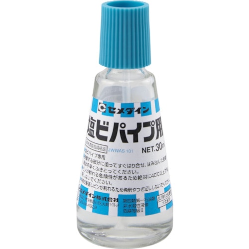 トラスコ中山 セメダイン 塩ビパイプ用 30ml/ビン CA-123（ご注文単位1本）【直送品】