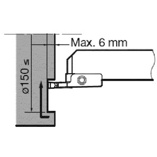 トラスコ中山 タンガロイ マイティー・シリーズ バイト CGWSR／L－TP 350-2406  (ご注文単位1個) 【直送品】