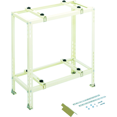 トラスコ中山 日晴金属 エアコン据付台 クーラーキャッチャー エアコン固定寸法幅300～700mm 奥行160～340mm（ご注文単位1台）【直送品】