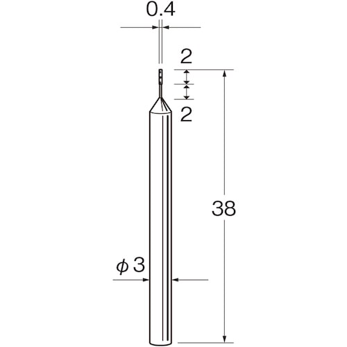 トラスコ中山 リューター 機械研削用軸付電着ダイヤモンド砥石（インターナル研削用）D5304 128-2664  (ご注文単位1袋) 【直送品】