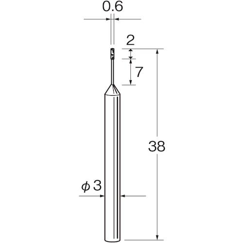 トラスコ中山 リューター 機械研削用軸付電着ダイヤモンド砥石（インターナル研削用）D5306 128-1869  (ご注文単位1袋) 【直送品】