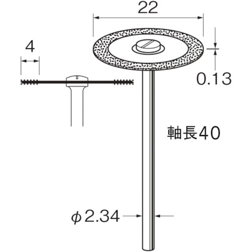 トラスコ中山 リューター 電着ダイヤモンドディスクD9321（ご注文単位1袋）【直送品】