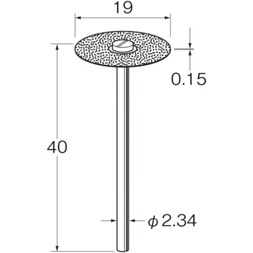 トラスコ中山 リューター メタルボンドダイヤモンドディスク 128-3367  (ご注文単位1袋) 【直送品】