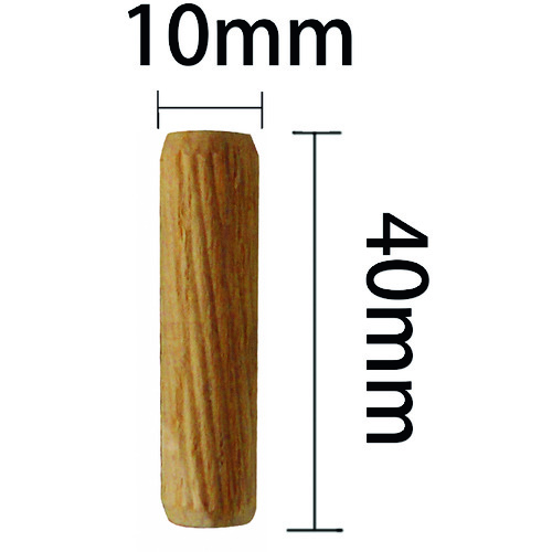 トラスコ中山 WAKI 木工ダボ 10X40 100個入り DB－017 3852300 135-8585  (ご注文単位1袋) 【直送品】