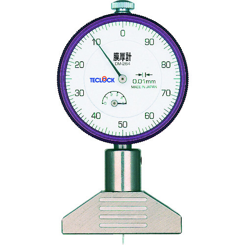 トラスコ中山 テクロック ダイヤルデプスゲージ 測定範囲0～5mm　331-1007（ご注文単位1個）【直送品】
