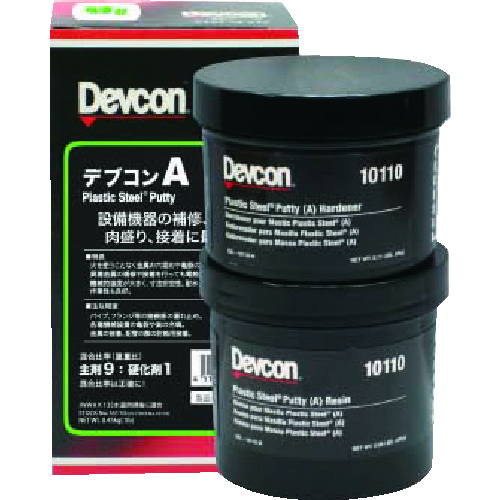 トラスコ中山 デブコン A 450g パテ状（ご注文単位1セット）【直送品】