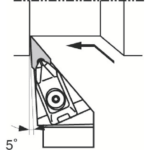 トラスコ中山 京セラ 外径・倣い加工用ホルダ DVLN 358-0342  (ご注文単位1本) 【直送品】