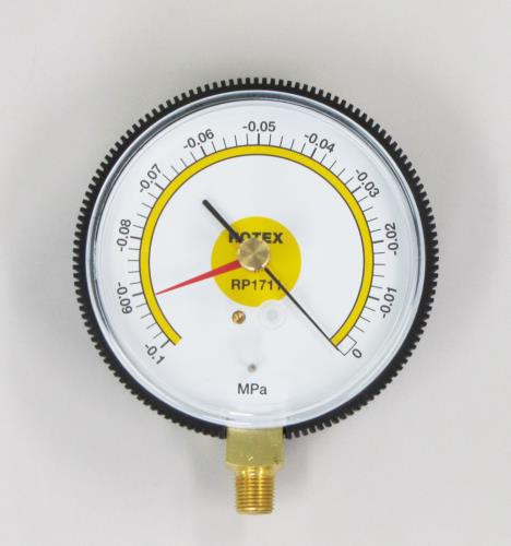 エスコ EA106BA 0~-0.1MPa真空計(置針型) 1個（ご注文単位1個）【直送品】