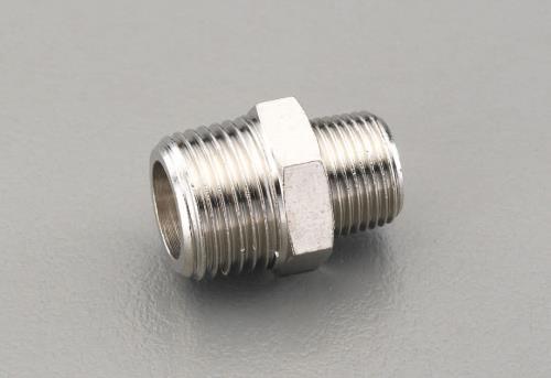 エスコ EA141CD-124 R1/4”xR1/2”異径ニップル(真鍮製) 1個（ご注文単位1個）【直送品】