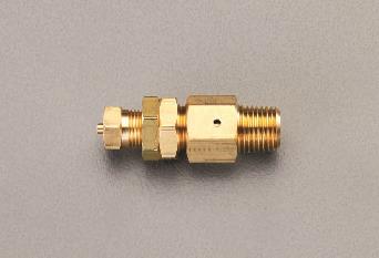 エスコ EA153B-4A R1/4”/0.4MPaエアー圧力安全弁 1個（ご注文単位1個）【直送品】