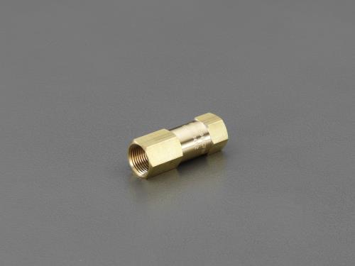 エスコ EA153EE-22 Rc1/4”ラインチェックバルブ(高圧用) 1個（ご注文単位1個）【直送品】