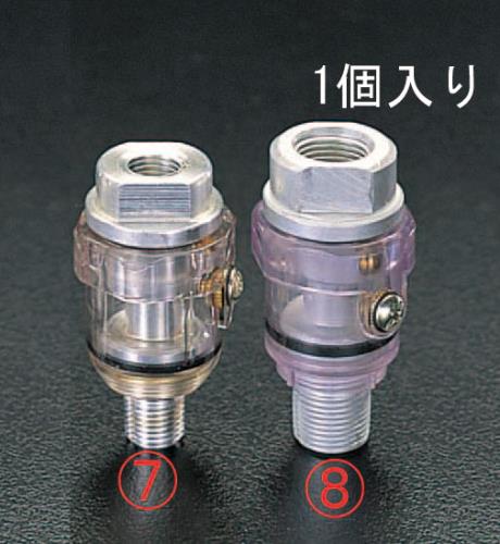 エスコ EA153P-7 R1/4”xRc1/4”エアーツール用オイラー 1個（ご注文単位1個）【直送品】