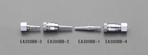 エスコ EA300BB-2 8mm酸素用カプラー(Qジョイント) 1個（ご注文単位1個）【直送品】