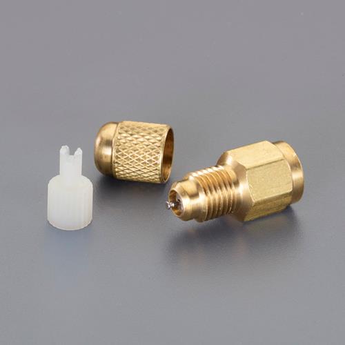 エスコ EA402B-1 F1/4”アクセスバルブ(5個) 1個（ご注文単位1個）【直送品】