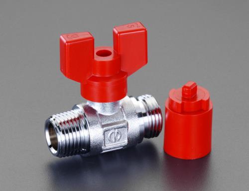 エスコ EA425AB-2 R1/2”xG1/2”ボールバルブ(耐熱) 1個（ご注文単位1個）【直送品】