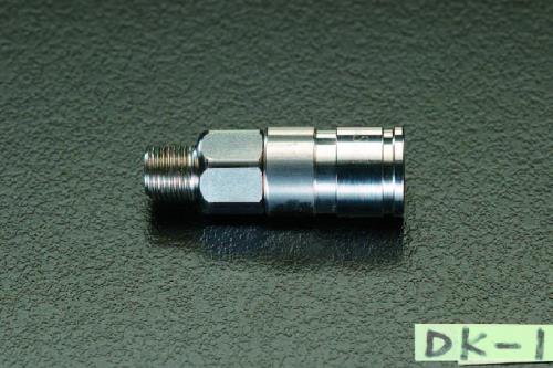 エスコ EA425DK-2 R1/4”カプラーソケット(雄ねじ/ステンレス製) 1個（ご注文単位1個）【直送品】