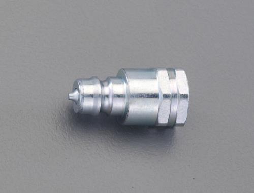 エスコ EA425DR-2 G1/4”雌ねじプラグ(油圧用/バルブ付) 1個（ご注文単位1個）【直送品】