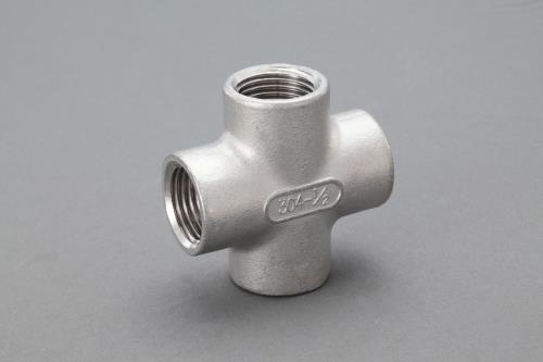 エスコ EA469AR-4A Rc1/2”クロス継手(ステンレス製) 1個（ご注文単位1個）【直送品】