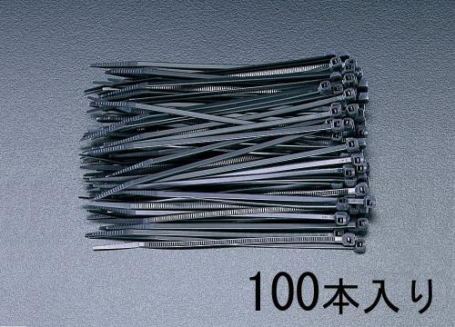 エスコ EA475B-200 200x4.6mm結束バンド(耐候性/100本) 1個（ご注文単位1個）【直送品】