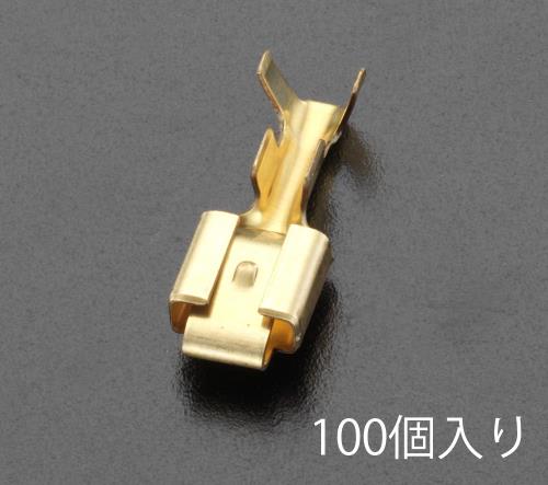 エスコ EA538RA-20 0.50-1.25m㎡250Y形端子(100個) 1個（ご注文単位1個）【直送品】