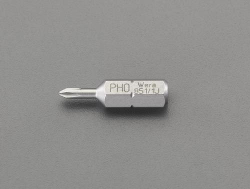 エスコ EA550MS-52 #0x25mm［＋]ドライバービット(精密用) 1個（ご注文単位1個）【直送品】