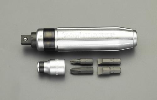 エスコ EA550XC 1/2”DRインパクトドライバーセット(5/16”Hexビット用) 1個（ご注文単位1個）【直送品】