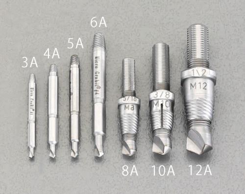 エスコ EA584A-3A M3ドリルエキストラクター(左回転) 1個（ご注文単位1個）【直送品】