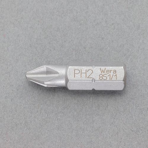 エスコ EA611A-0 #0x25mm［＋]ドライバービット 1個（ご注文単位1個）【直送品】