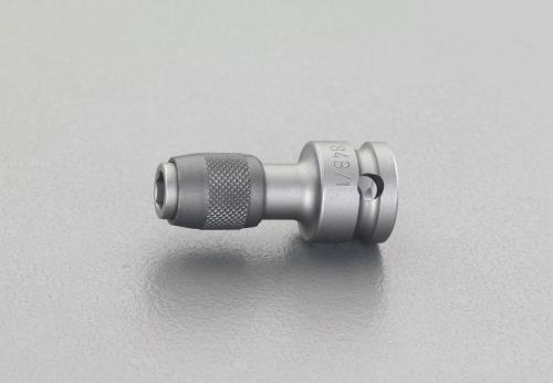 エスコ EA611AX-3 1/4”Hex-3/8”DRクイックアダプター 1個（ご注文単位1個）【直送品】