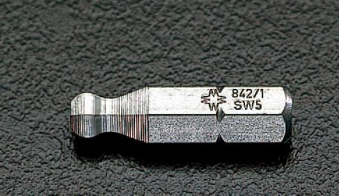 エスコ EA611GN-22 7/64”x25mm［BallHex]ドライバービット 1個（ご注文単位1個）【直送品】