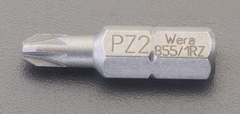 エスコ EA611GP-11 PZ1x25mm［Pozi]ドライバービット 1個（ご注文単位1個）【直送品】