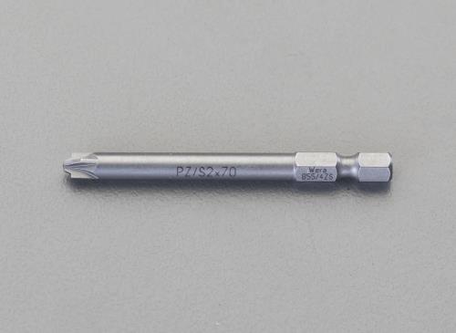 エスコ EA611GS-11 #1x70mm［PoziPlusMinus]ドライバービット 1個（ご注文単位1個）【直送品】