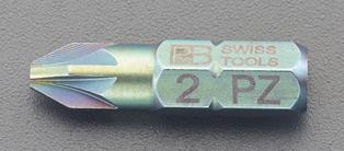 エスコ EA611PD-0 PZ0x25mm［Pozidriv]ドライバービット 1個（ご注文単位1個）【直送品】