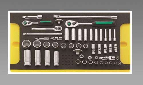 キャリーケース工具セット（トレー収納式）｜【シモジマ】包装用品