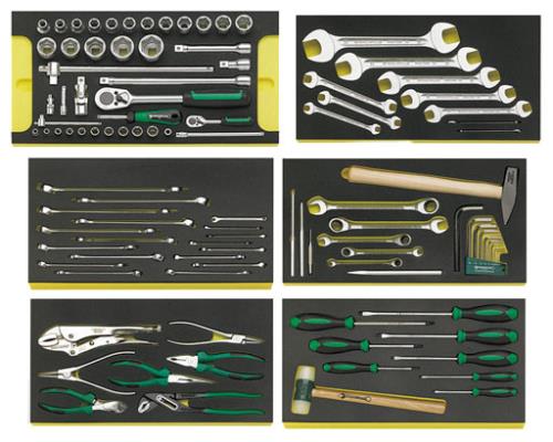 キャリーケース工具セット（トレー収納式）｜【シモジマ】包装用品