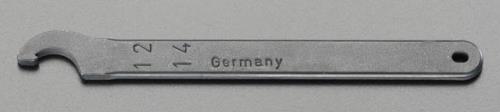 エスコ EA613X-0.1 12-14mmフックレンチ 1個（ご注文単位1個）【直送品】