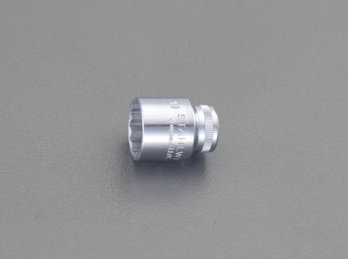 エスコ EA617YB-1 3/8”DRx1/4”ソケット 1個（ご注文単位1個）【直送品】