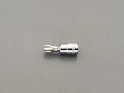 エスコ EA687BM-450 3/8”DR/T50x50mm［Bore-TORX]ビットソケット 1個（ご注文単位1個）【直送品】