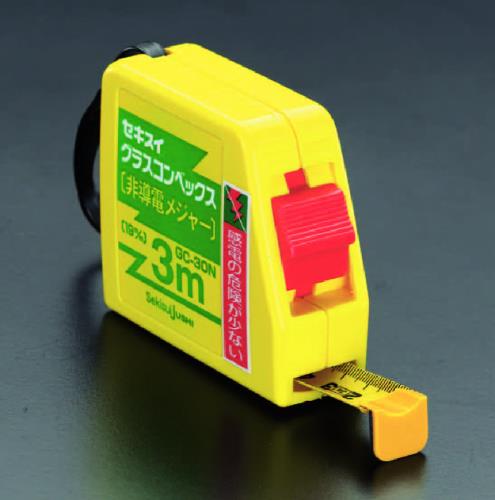 エスコ EA720AC-3 19mmx3mグラスファイバー絶縁メジャー 1個（ご注文単位1個）【直送品】