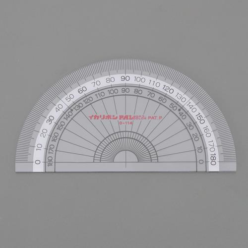 エスコ EA736AB-1 100mm分度器 1個（ご注文単位1個）【直送品】