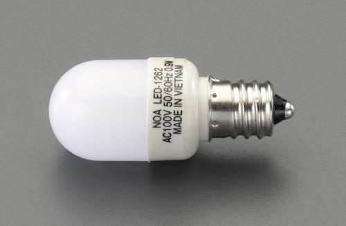 エスコ EA758ZA-81A 0.9W/E12ナツメ球(LED) 1個（ご注文単位1個）【直送品】