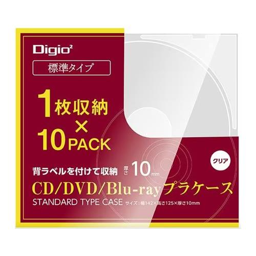 エスコ EA759GS-121A CD/DVD用ケース(10枚) 1個（ご注文単位1個）【直送品】