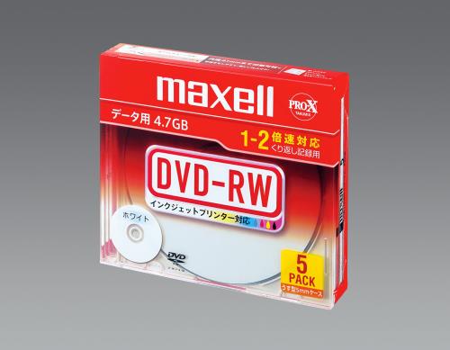 エスコ EA759GS-20B 4.7GBDVD-RW(2倍速/5枚) 1個（ご注文単位1個）【直送品】